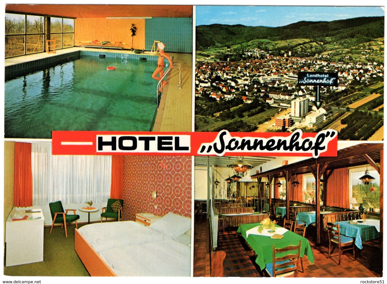 Hotel Sonnenhof Leutershausen Bei Heidelberg 2 Postcards - Altri & Non Classificati