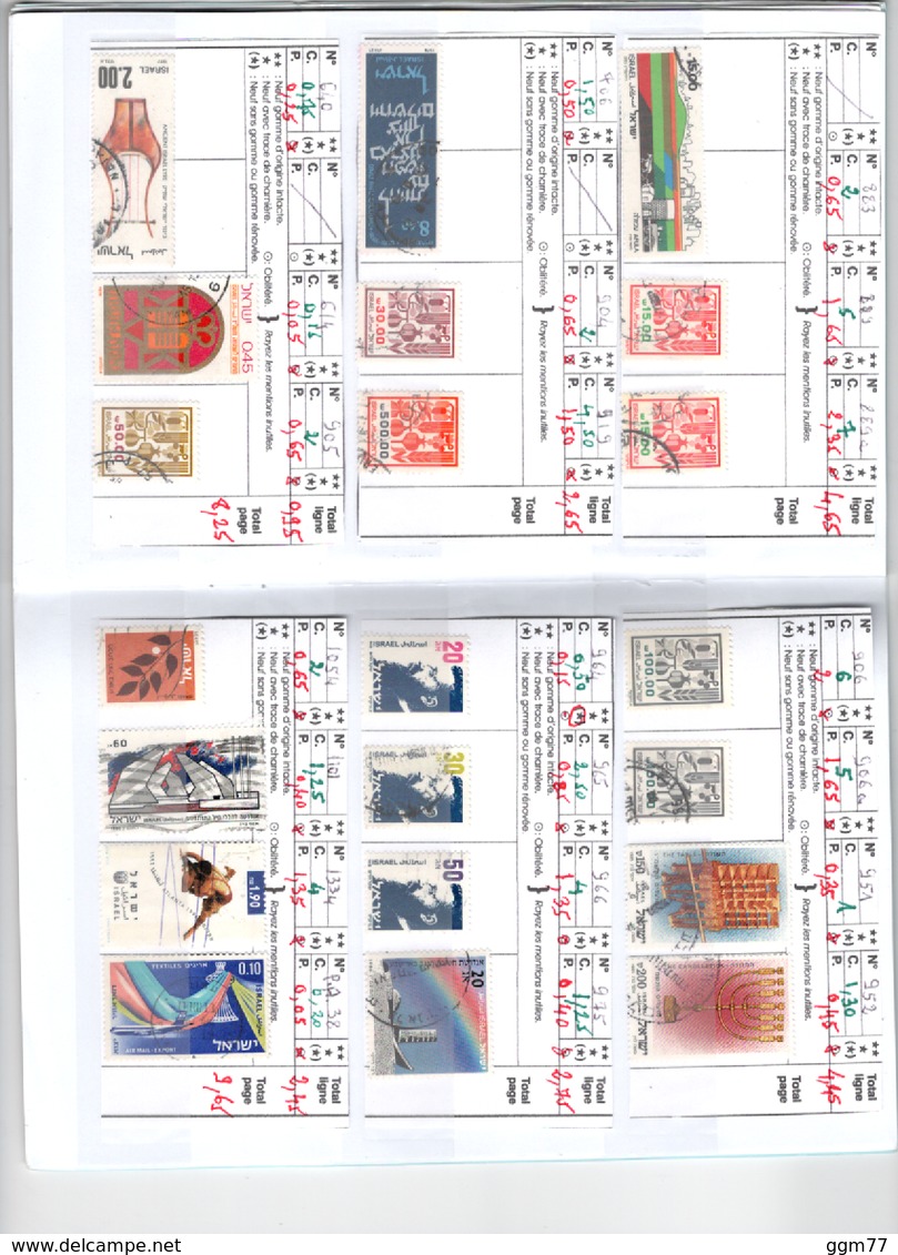 CARNET DE CIRCULATION ISRAEL  & PALESTINE   Cote : 190 € environ