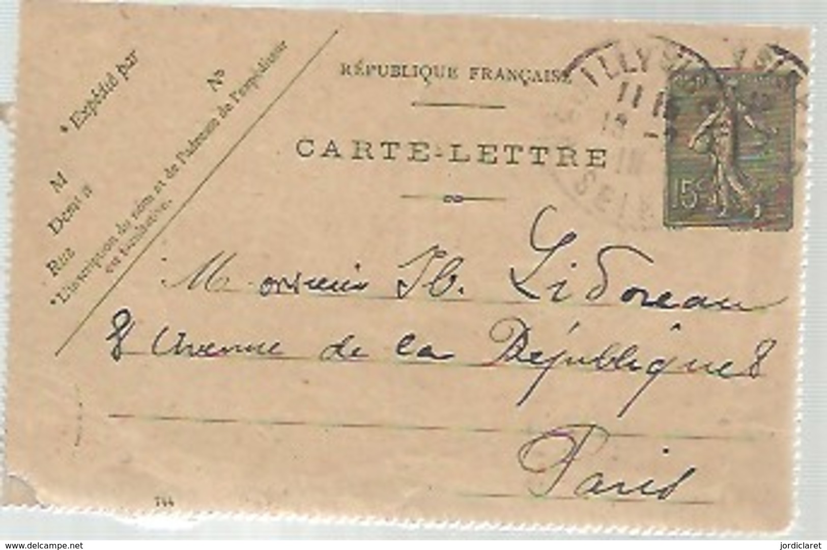 CARTE-LETTRE 1915  NEUILLY - Listos A Ser Enviados: Otros (1995-...)