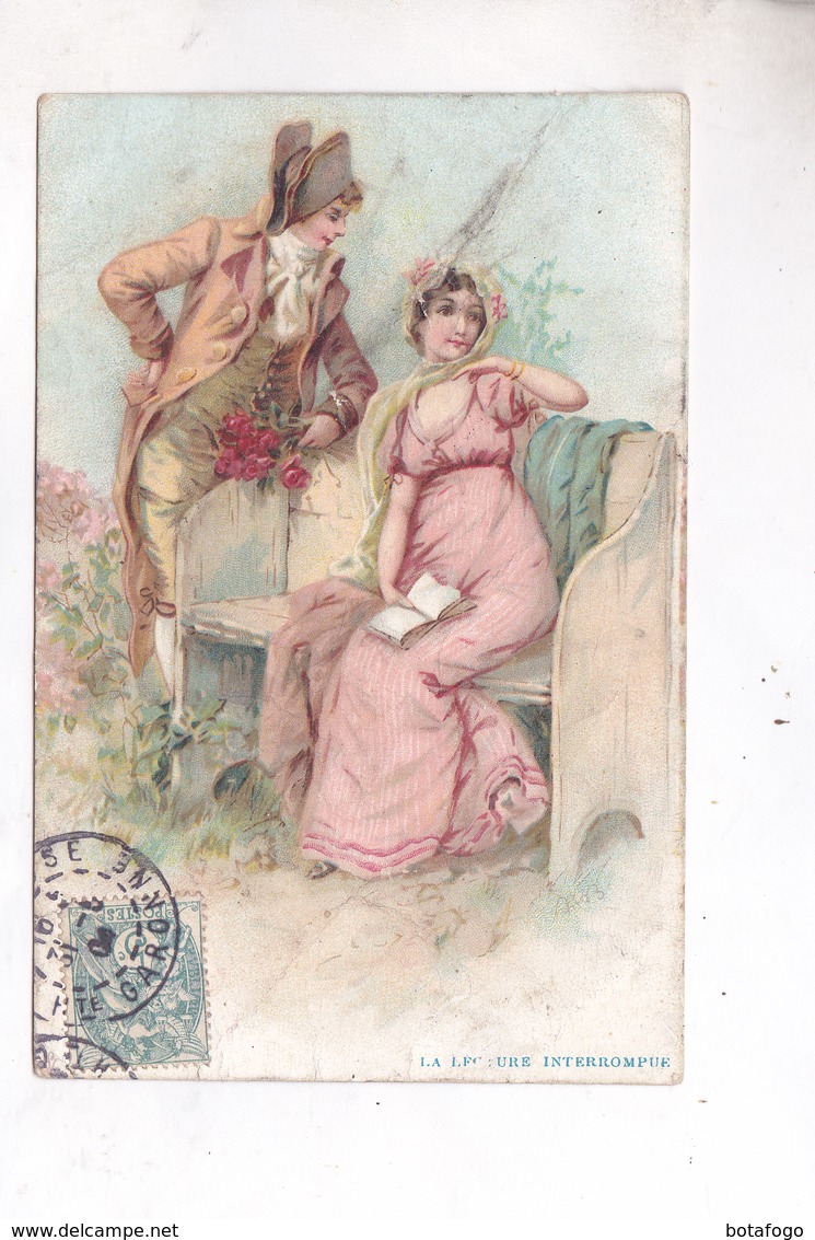 CPA ILLUSTREE COUPLE En 1904! - Sonstige & Ohne Zuordnung