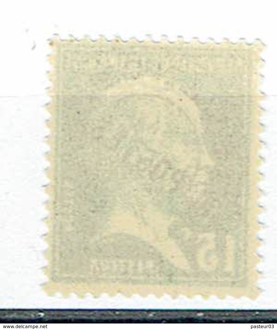 Préo 65 Pasteur 15 C. Vert Luxe - 1893-1947