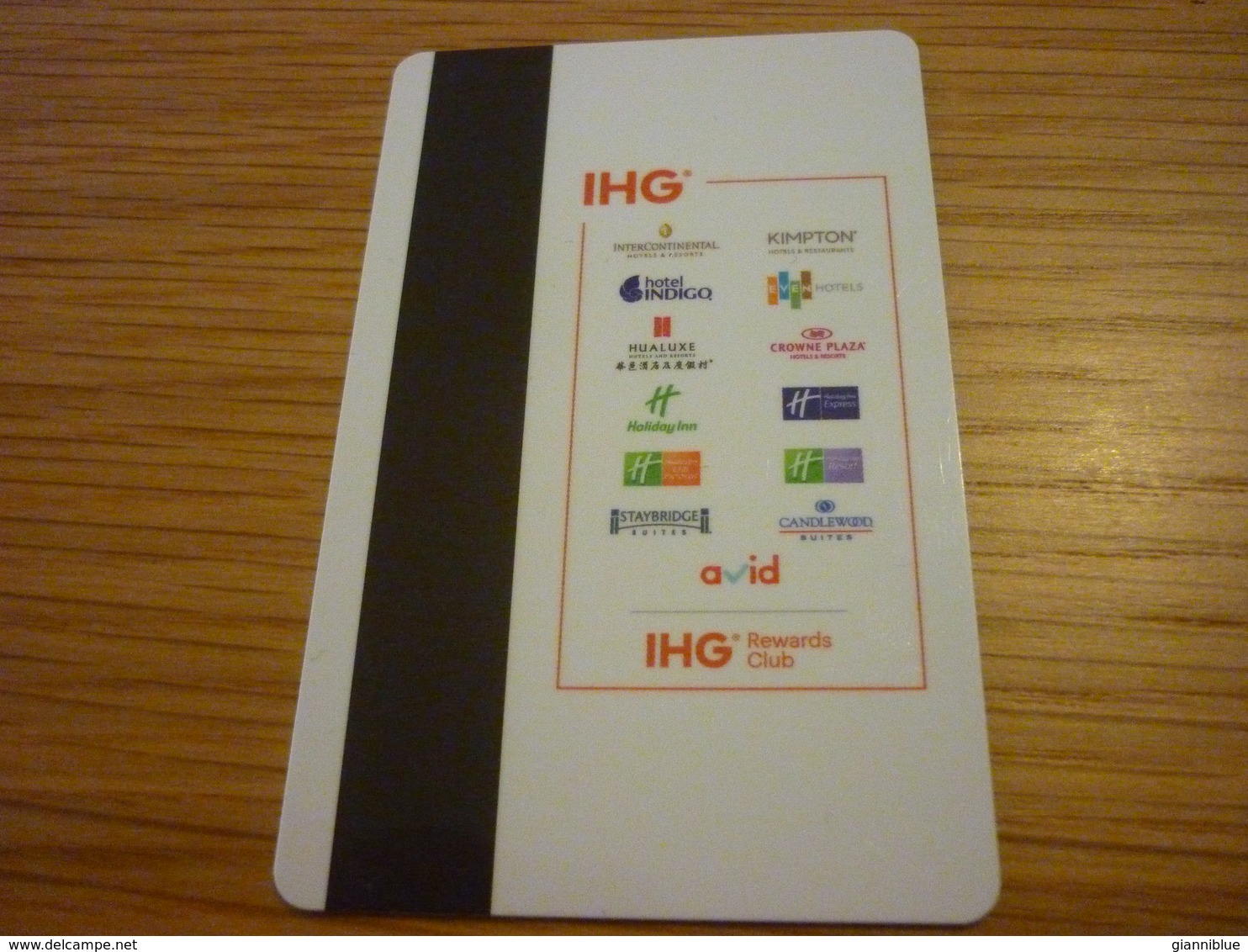 IHG International Hotel Room Key Card (Intercontinental Indigo Seashell) - Chiavi Elettroniche Di Alberghi