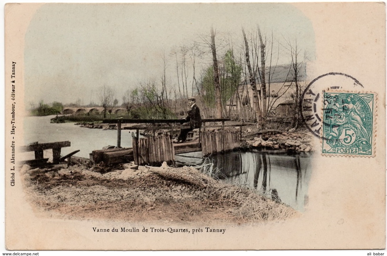 Moulin De Trois-Quartes, Près De Tannay : Les Vannes (Cliché L. Alexandre - Hay-Tambour) - Autres & Non Classés