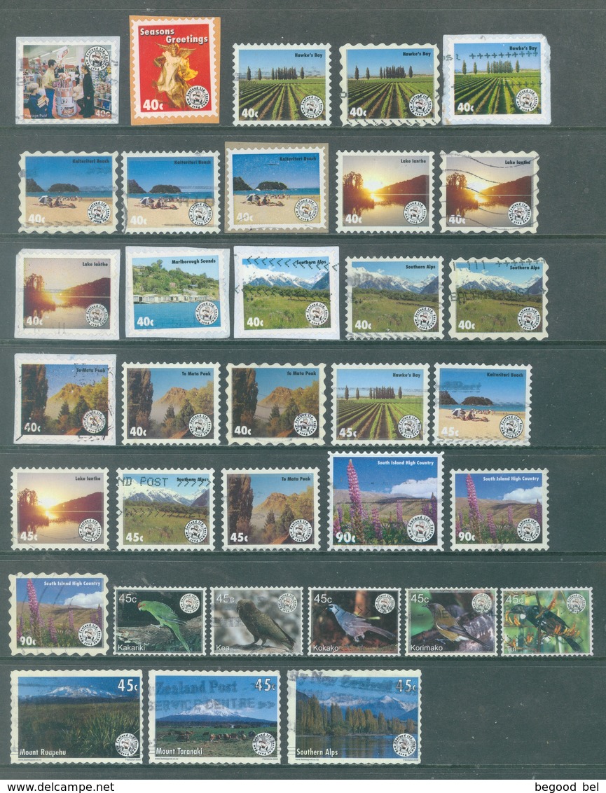 NZ  - USED - LOT OF 56 FASTWAY¨POST STAMPS - Lot 20757 - Gebruikt