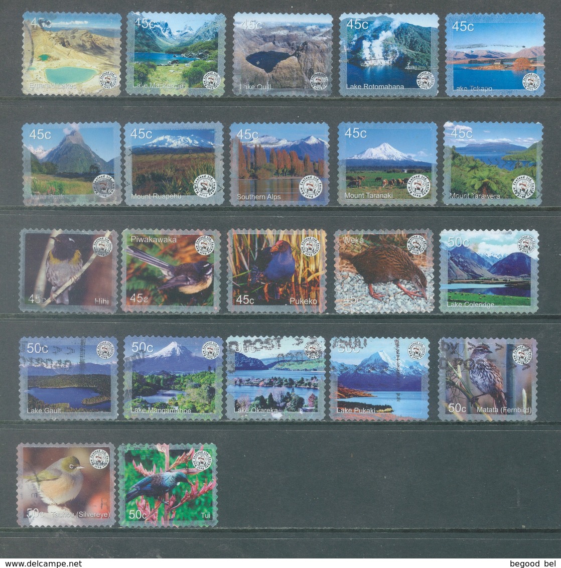 NZ  - USED - LOT OF 56 FASTWAY¨POST STAMPS - Lot 20757 - Gebruikt