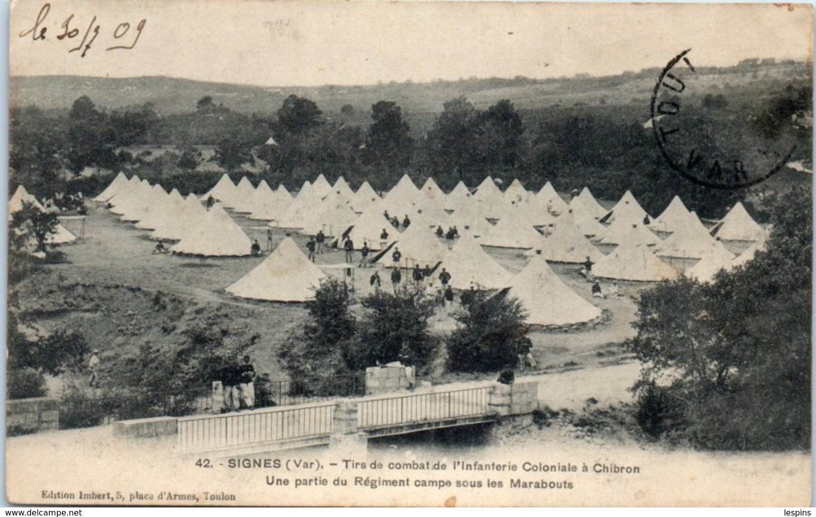 83 - SIGNES --  Tirs De Combat De L'infanterie Coloniale à Chibron - Signes