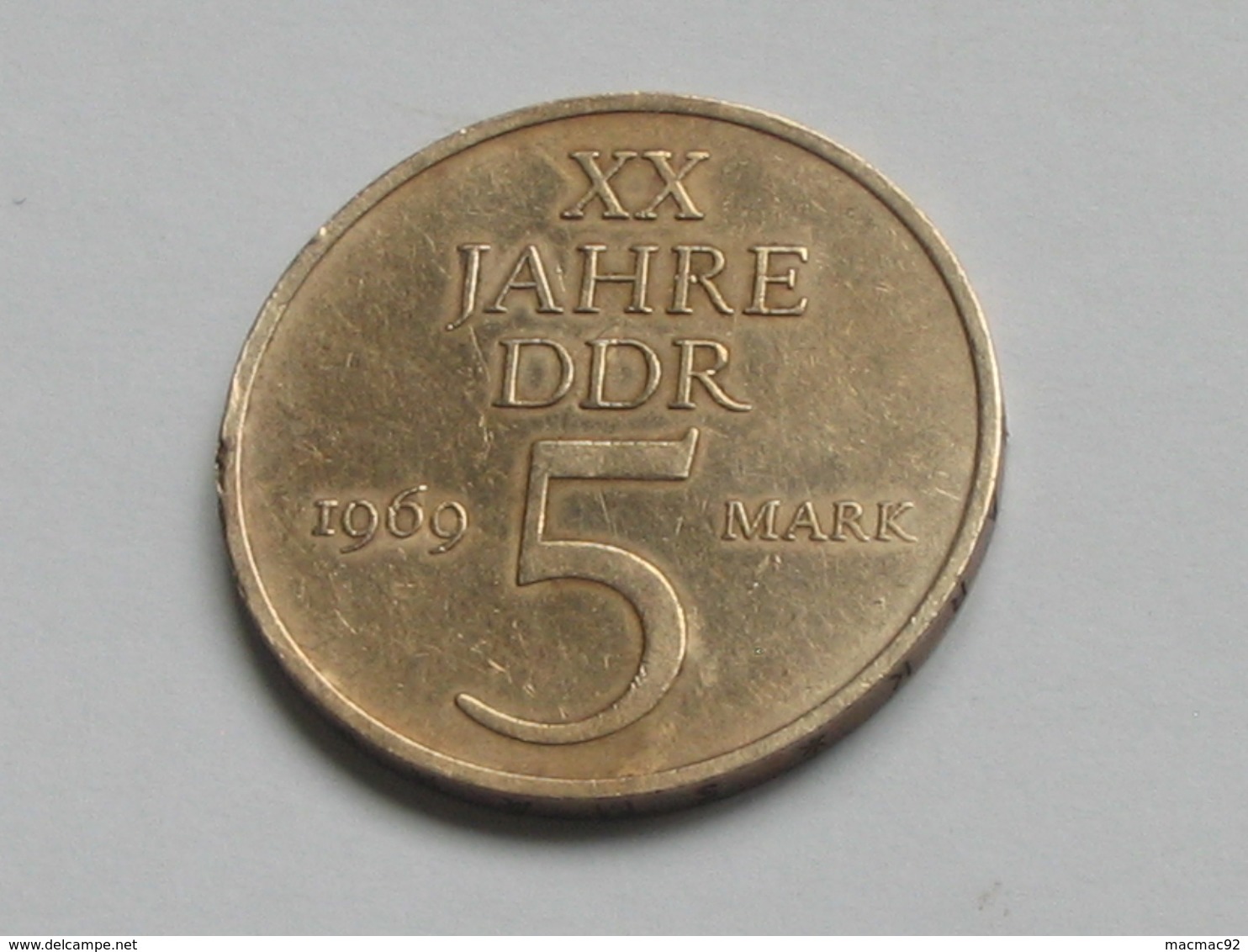 5 Mark- XX Jahre DDR 1969 - . ***** EN ACHAT IMMEDIAT  ***** - 5 Mark