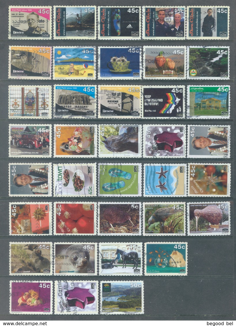 NZ  - USED - LOT OF 135 NZM POST STAMPS - Lot 20758 - Used Stamps