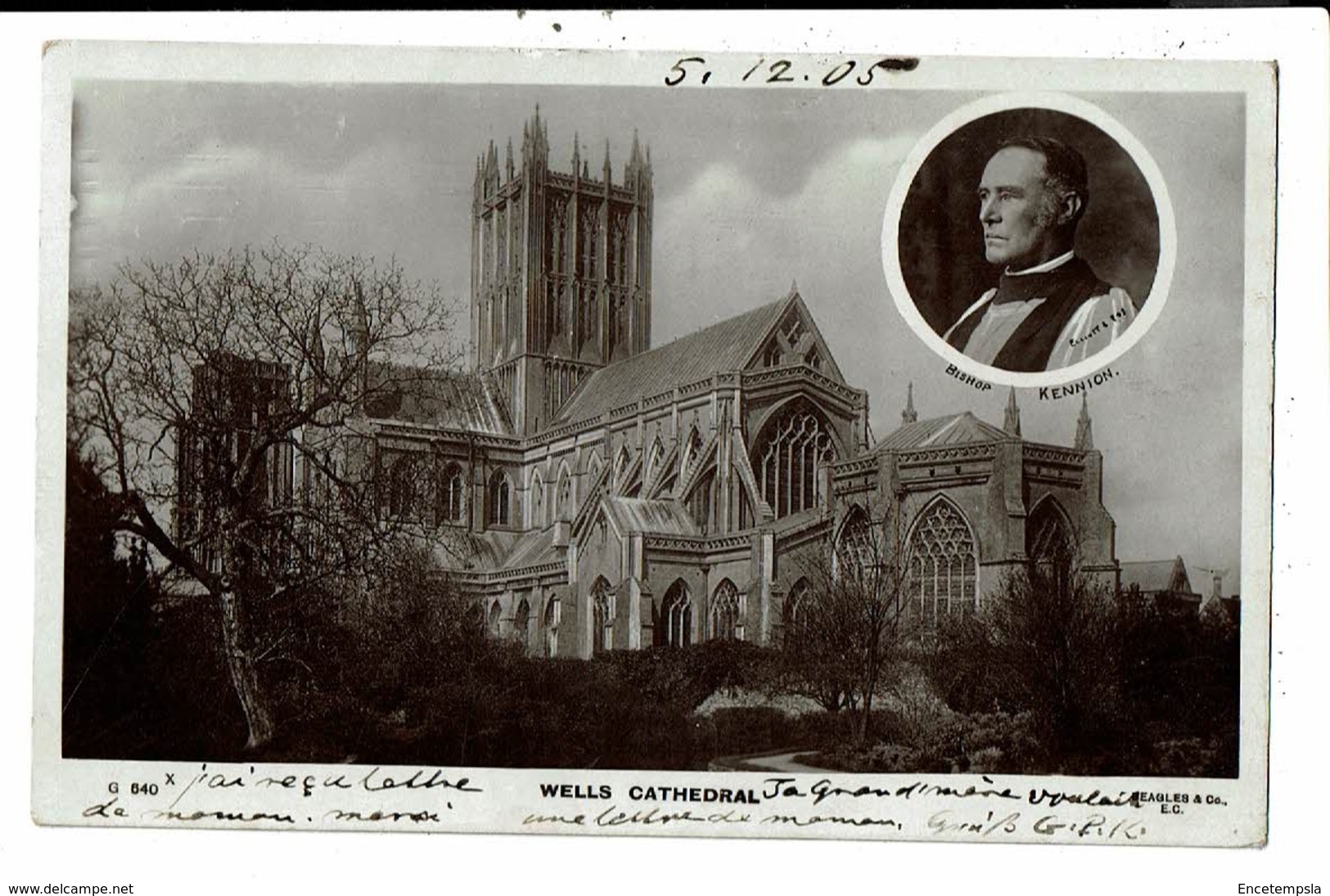 CPA-Carte Postale -Royaume Uni--Wells-Cathedral-Bishop Kennion-1905 VM10017 - Wells