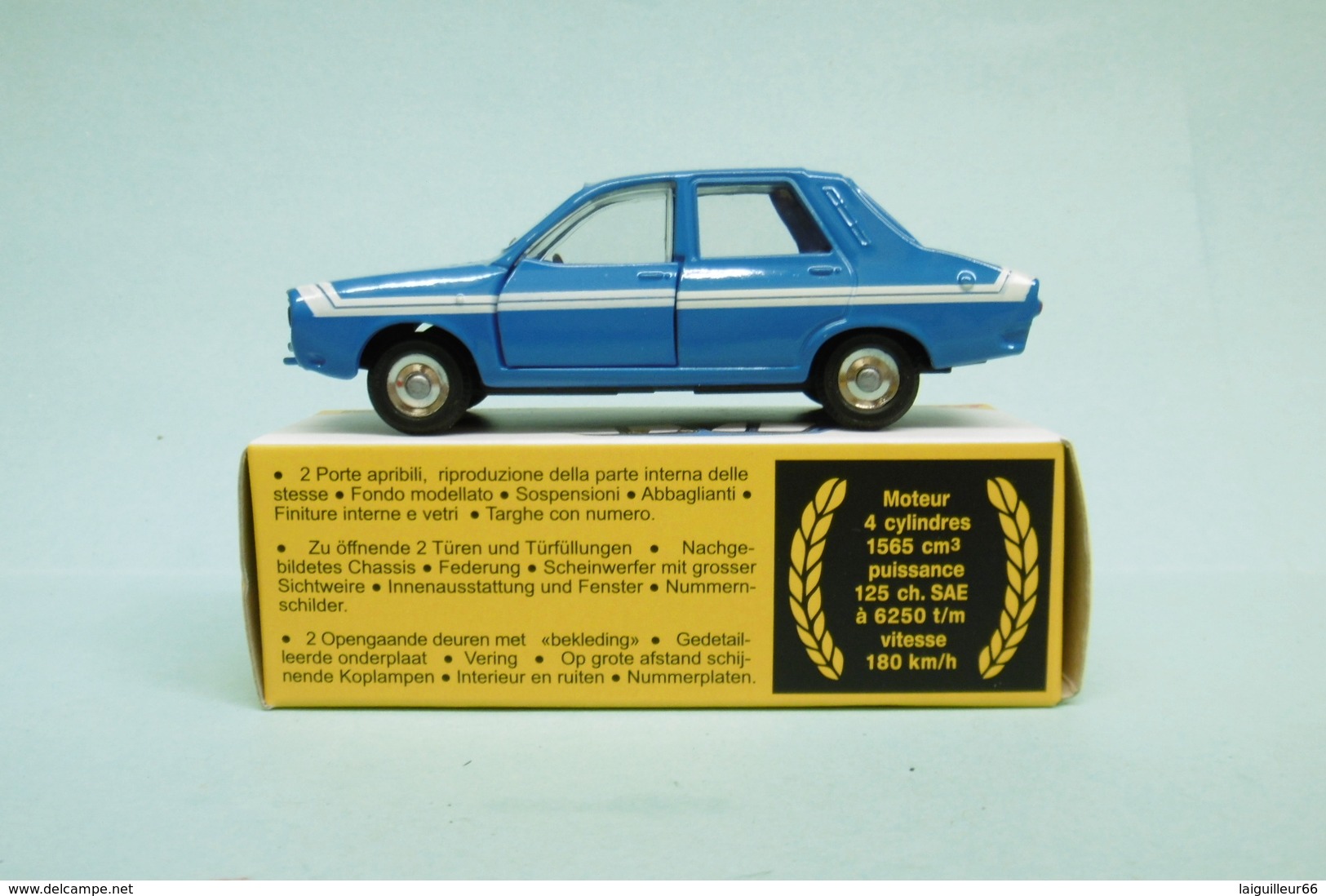 Dinky Toys / Atlas - RENAULT 12 Gordini Réf. 1424 G Neuf NBO 1/43 - Dinky