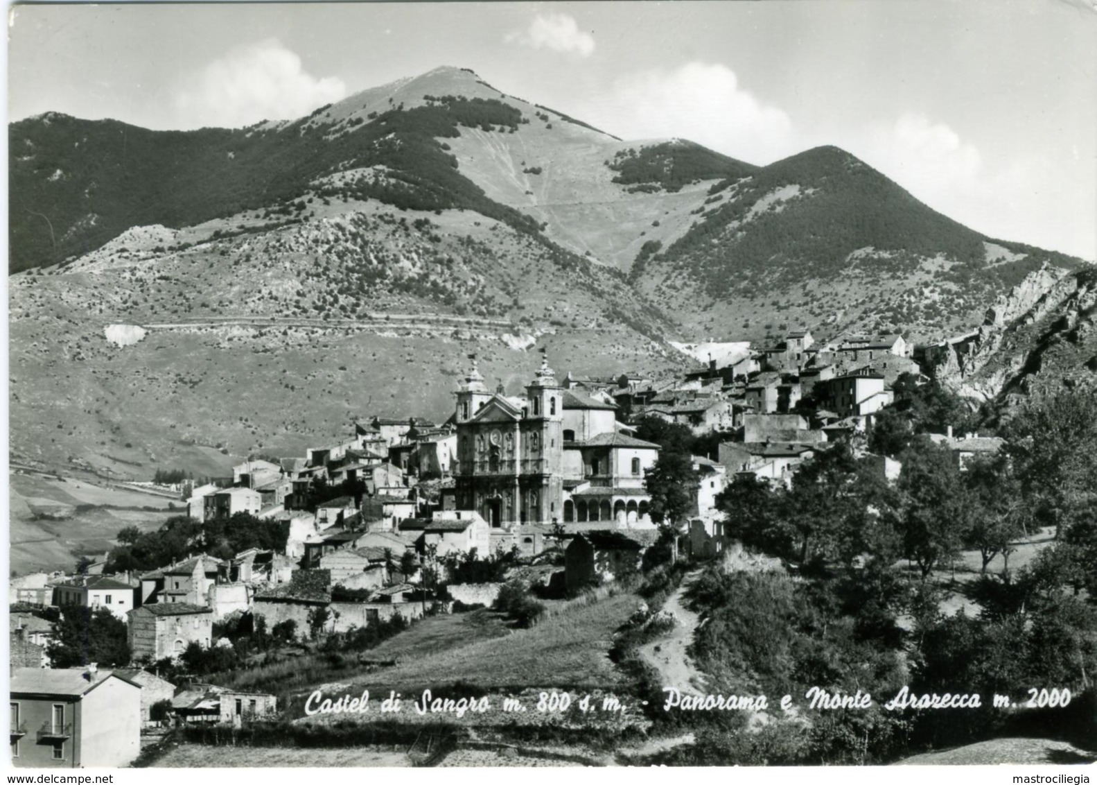 CASTEL DI SANGRO  L'AQUILA  Panorama   Monte Arazecca - L'Aquila