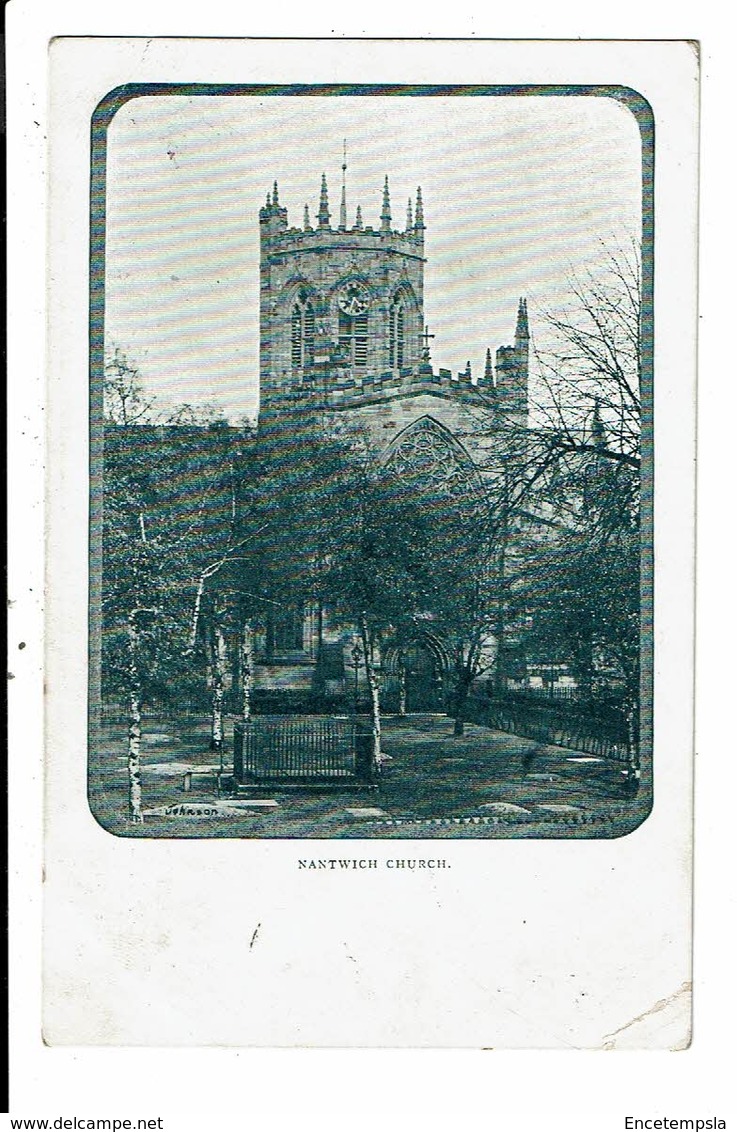 CPA-Carte Postale -Royaume Uni--Nantwich- Church -1904 VM10022 - Other & Unclassified