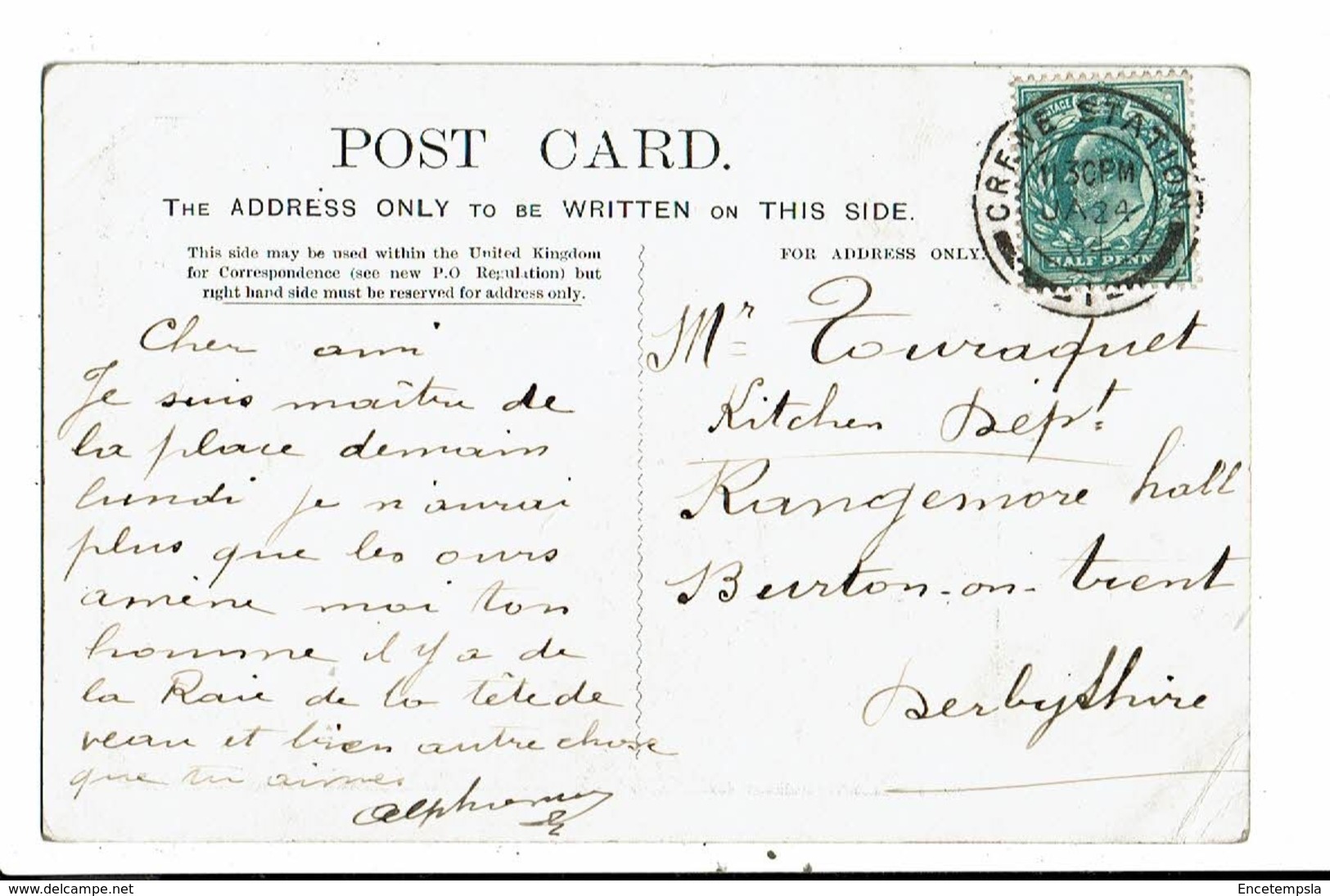 CPA-Carte Postale -Royaume Uni--Nantwich- Church -1904 VM10022 - Other & Unclassified