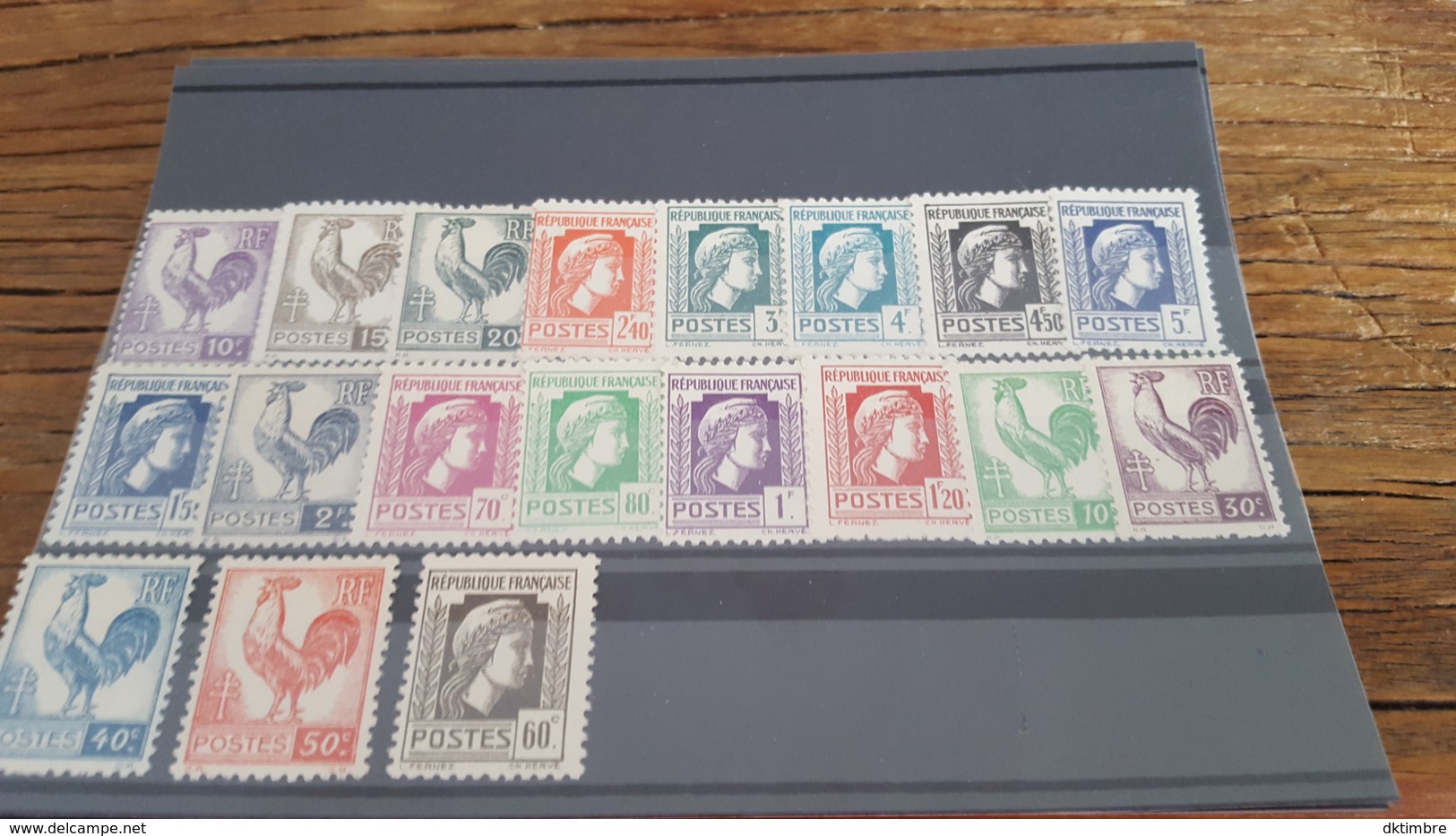 LOT 481988 TIMBRE DE FRANCE NEUF** LUXE N°630 A 648 - Neufs