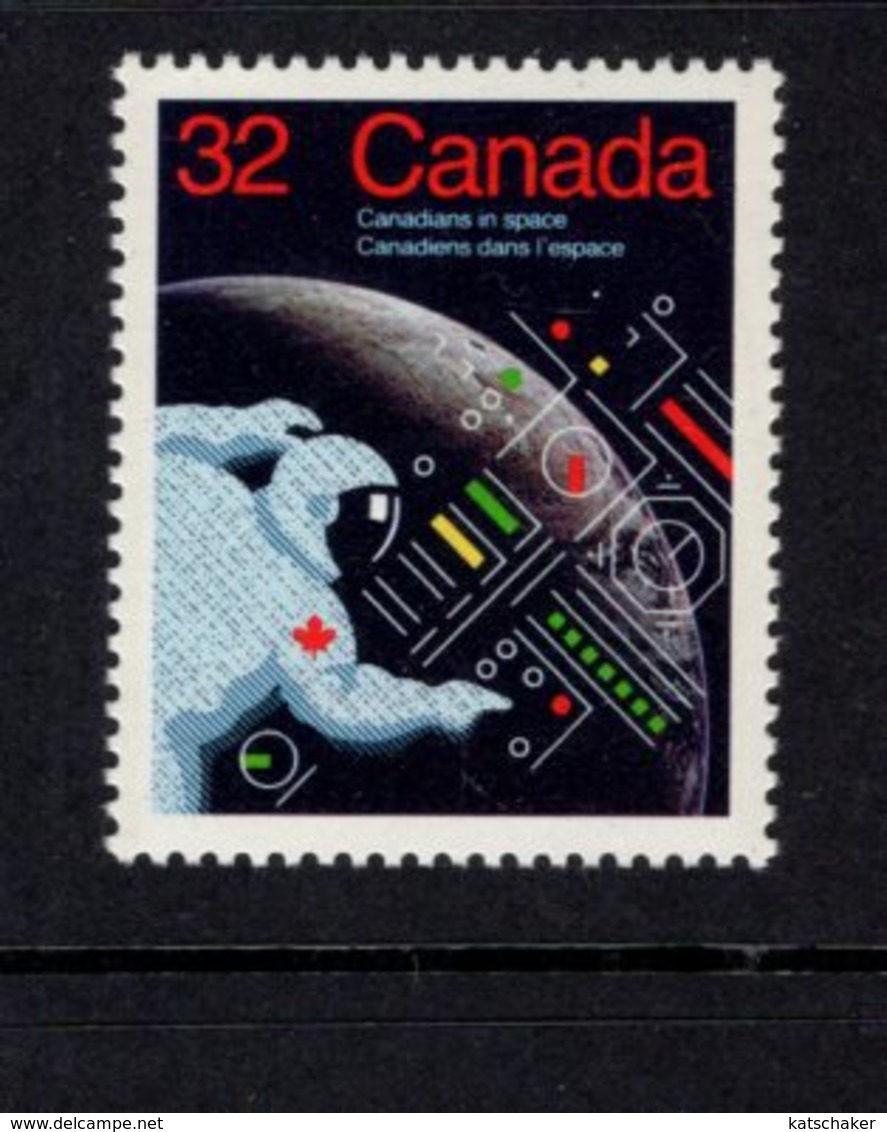 891152950 1985 SCOTT 1046 POSTFRIS MINT NEVER HINGED EINWANDFREI (XX) - CANADIANS IN SPACE - Ongebruikt