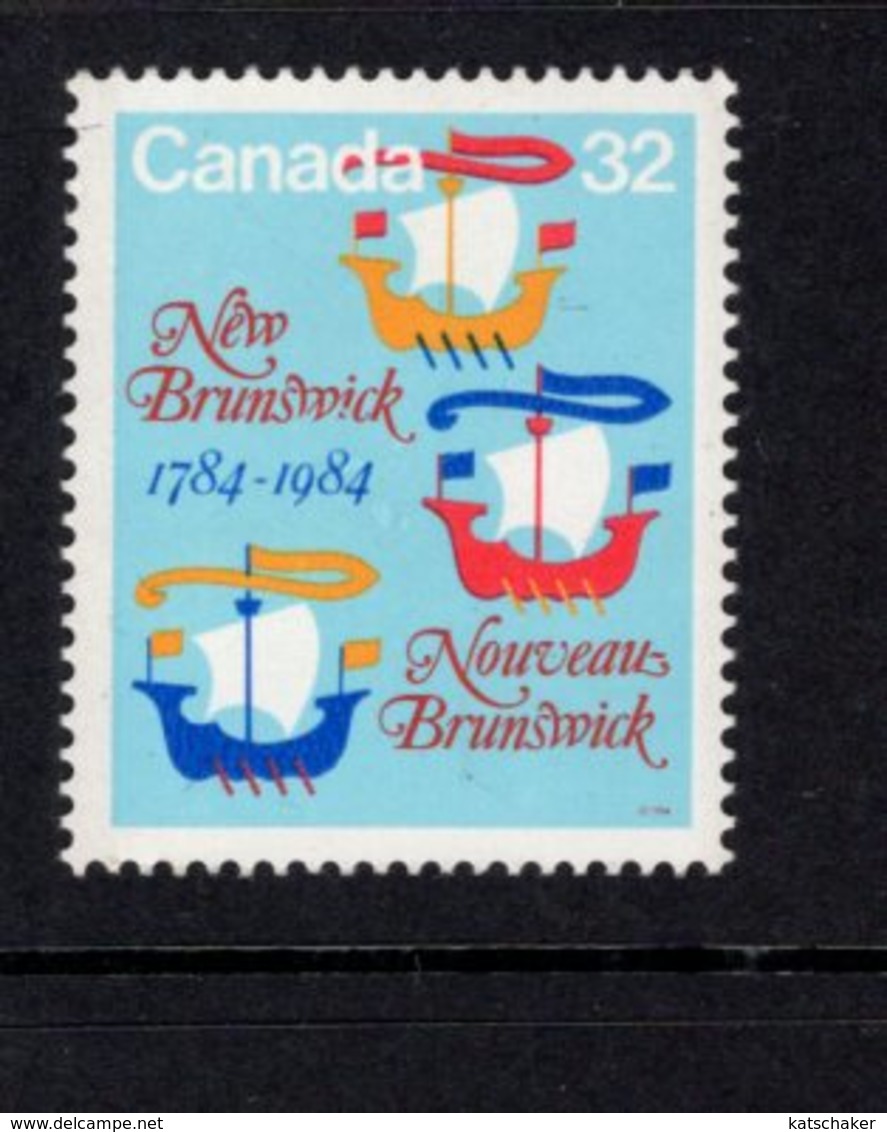 891155953 1984 SCOTT 1014 POSTFRIS MINT NEVER HINGED EINWANDFREI (XX) - NEW BRUNSWICK BICENTENARY - Ungebraucht