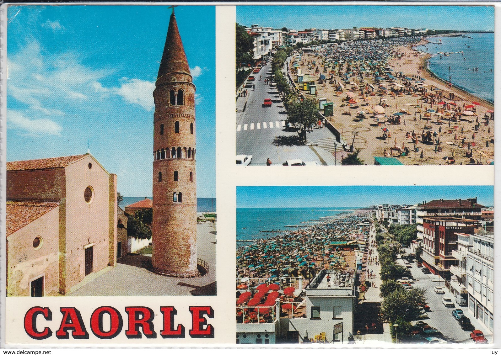 CAORLE, VE - Spiaggia  Veduta Diverso    Viaggiata  Nice Stamp - Venezia