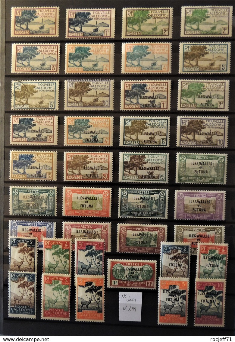12 - 19 //  Wallis Et Futuna + Nelle Caledonie  - Petite Collection En Général Beau - TB - Les Neuf Sont * - Unused Stamps