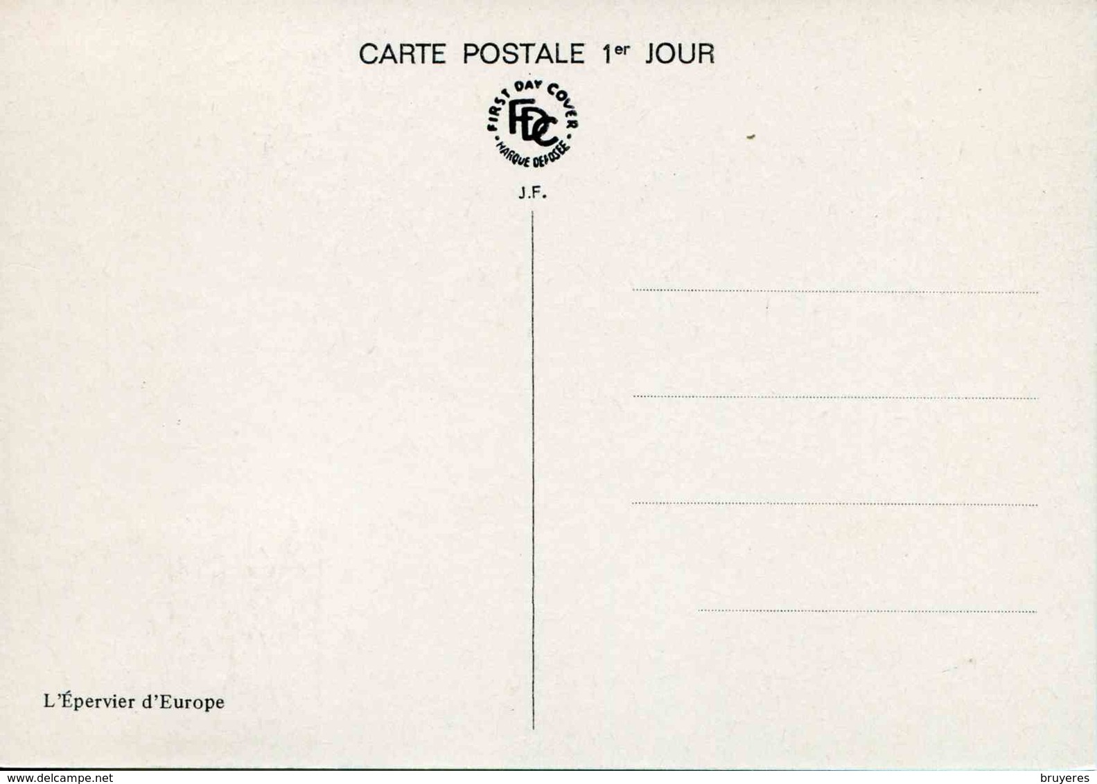 CARTE MAXIMUM De1984 Avec Timbre Et Illust. "Epervier D'Europe" Et Cachet à Date Concordant PJ  Paris 22 SEPT 1984 - 1980-1989