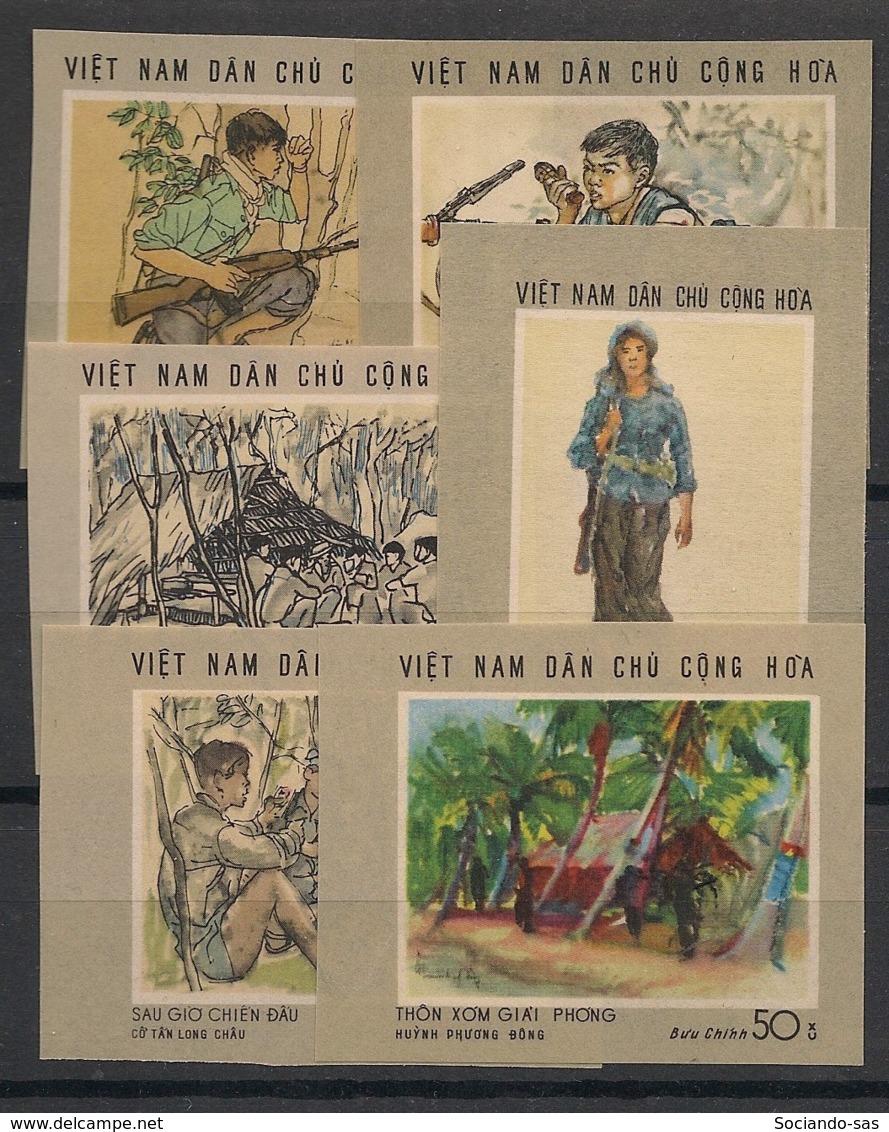 North Vietnam - 1969 - N°Yv. 635 à 640 - Campagne De Ralliement - Non Dentelé / Imperf.- Neuf Luxe ** / MNH / Postfrisch - Vietnam