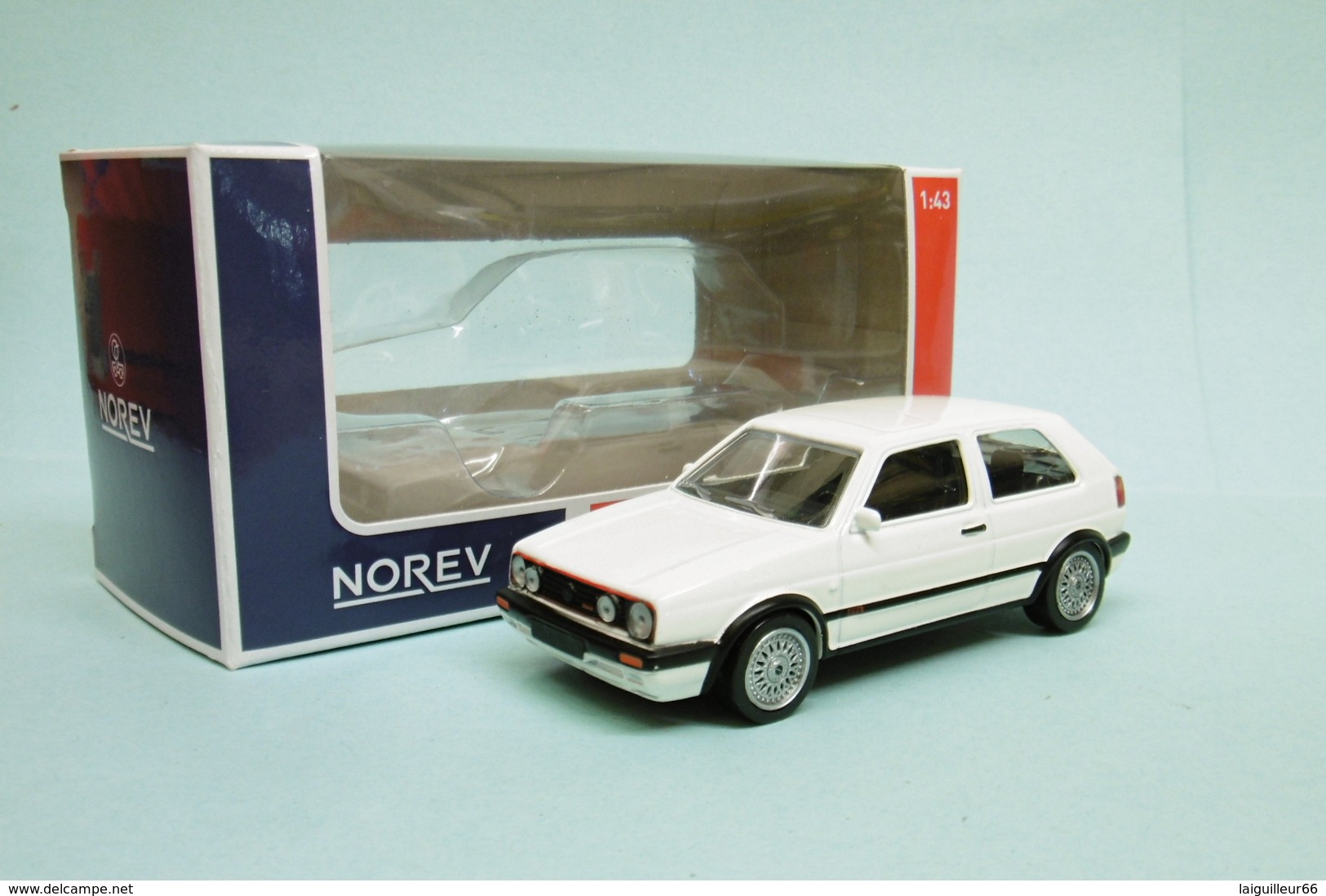 Norev Jet-Car - VOLKSWAGEN VW Gofl GTI G60 1990 Blanc Youngtimers Neuf NBO 1/43 - Norev