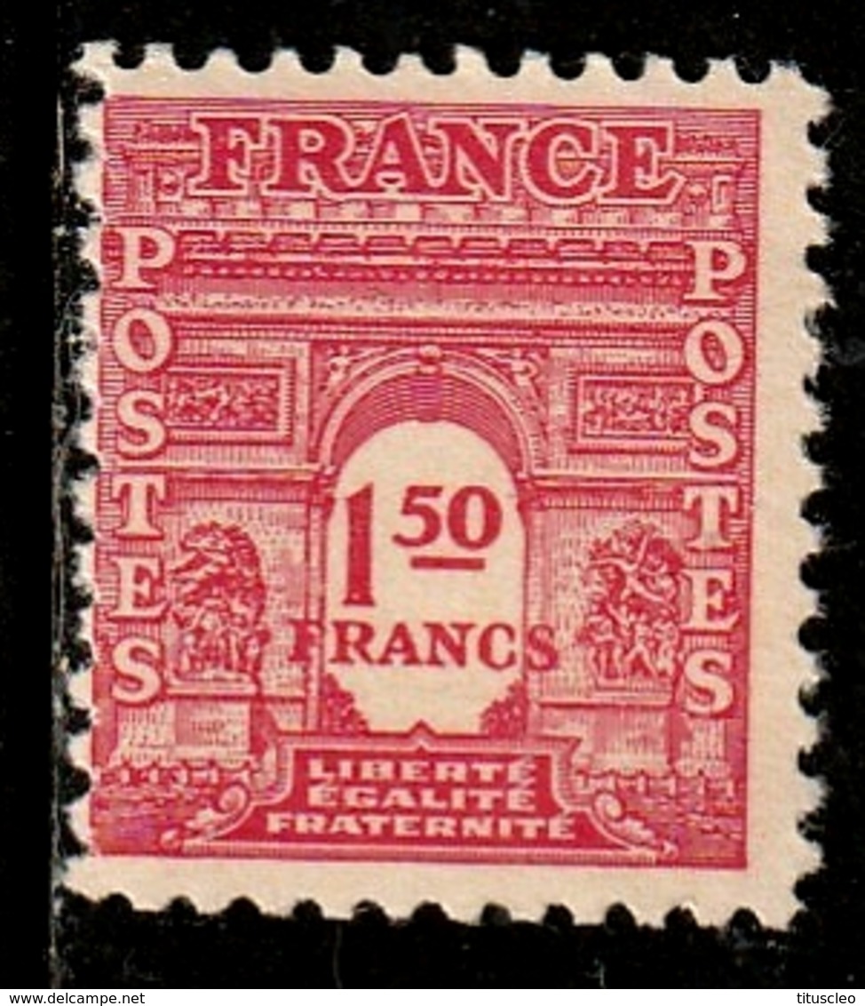 FRANCE 625** 1f50 Rose Arc De Triomphe - 1944-45 Arc De Triomphe