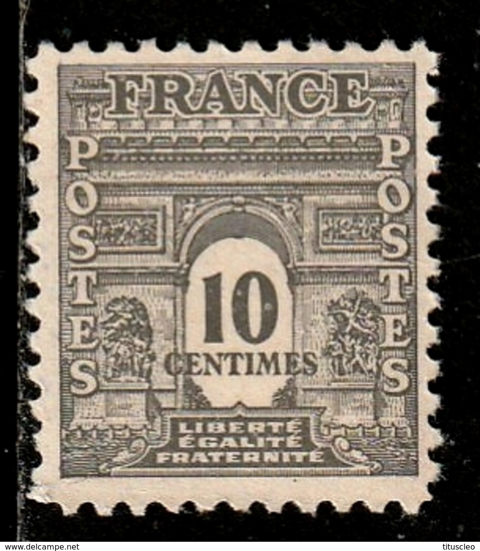 FRANCE 621 * 10c Gris Arc De Triomphe - 1944-45 Triomfboog