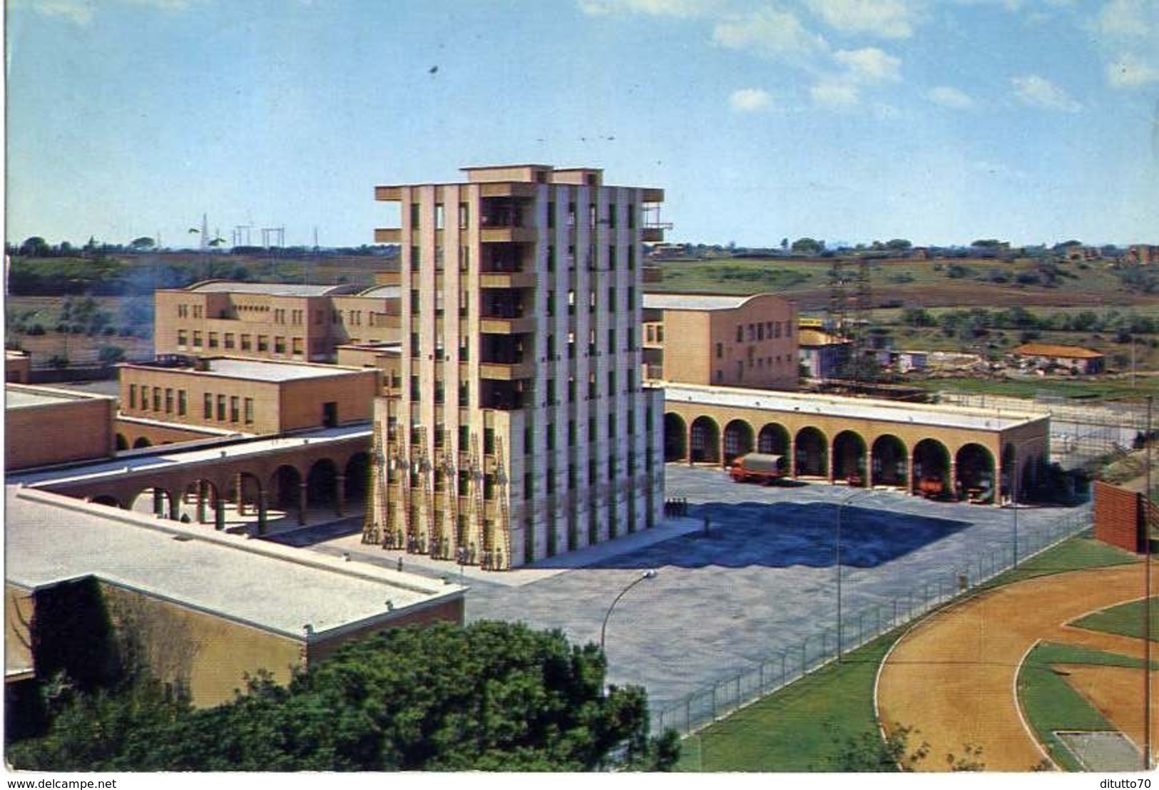 Roma - Capannelle - Scuole Centrali Antincendi - Formato Grande Viaggiata – E 14 - Altri Monumenti, Edifici