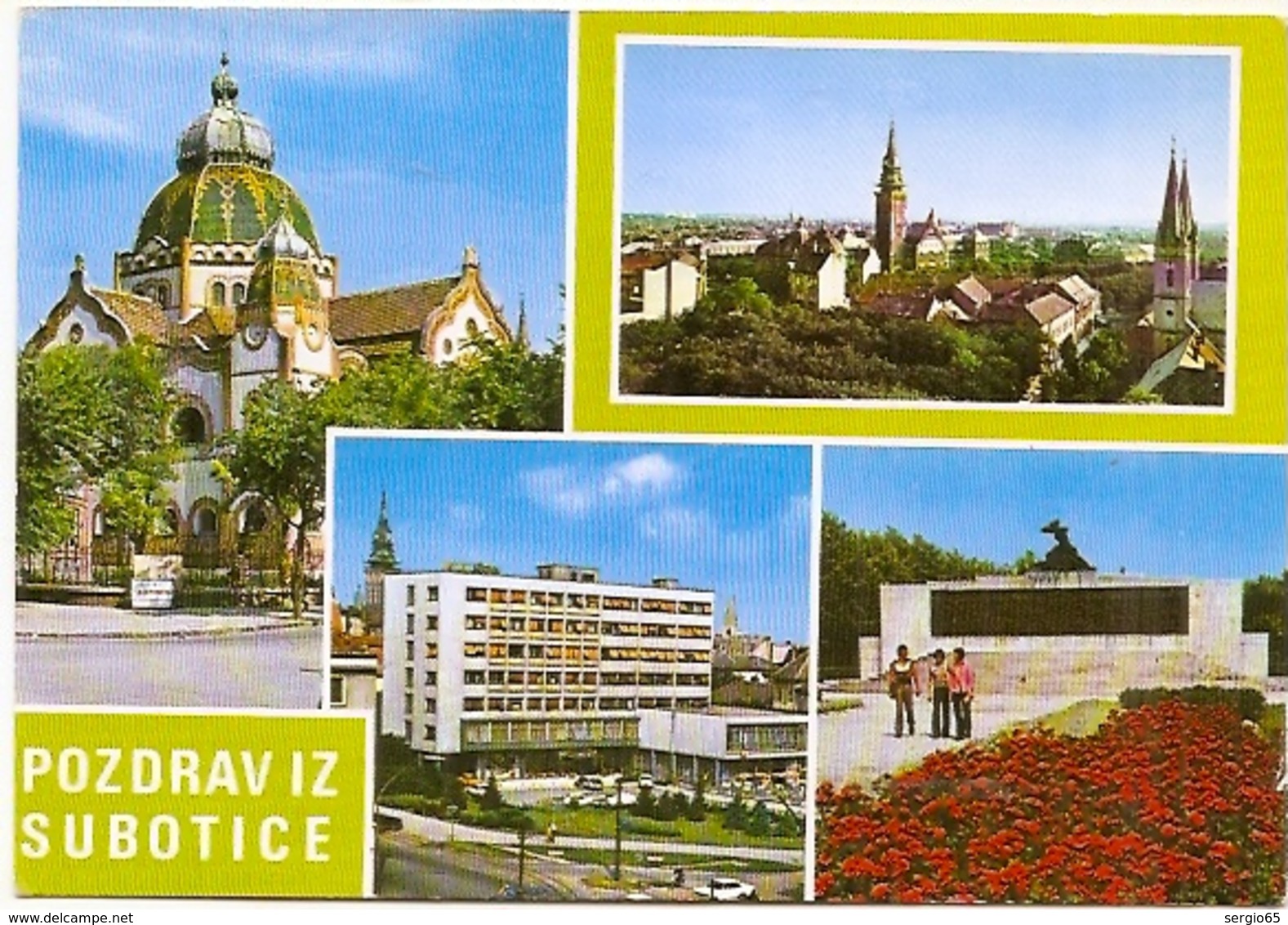 Subotica - Not Traveled FNRJ - Serbia