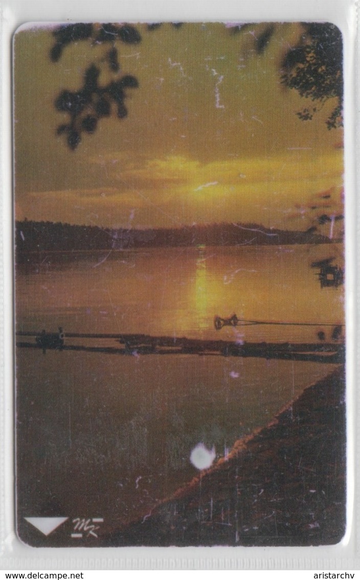 UKRAINE 1998 SUNSET OVER DNIEPER RIVER - Ukraine