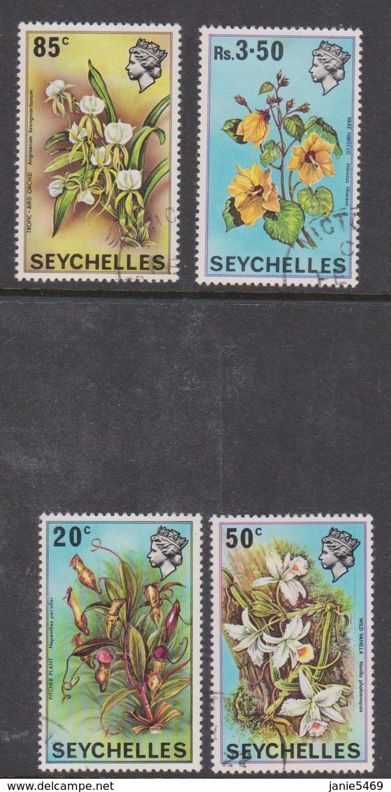 Seychelles 280-83 1970 Flowers, Used - Other & Unclassified