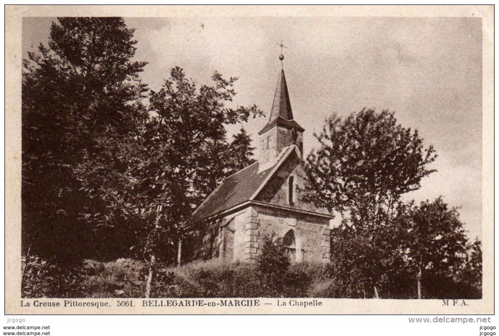 BELLEGARDE-en-MARCHE  La Chapelle  2 Scans - Bellegarde