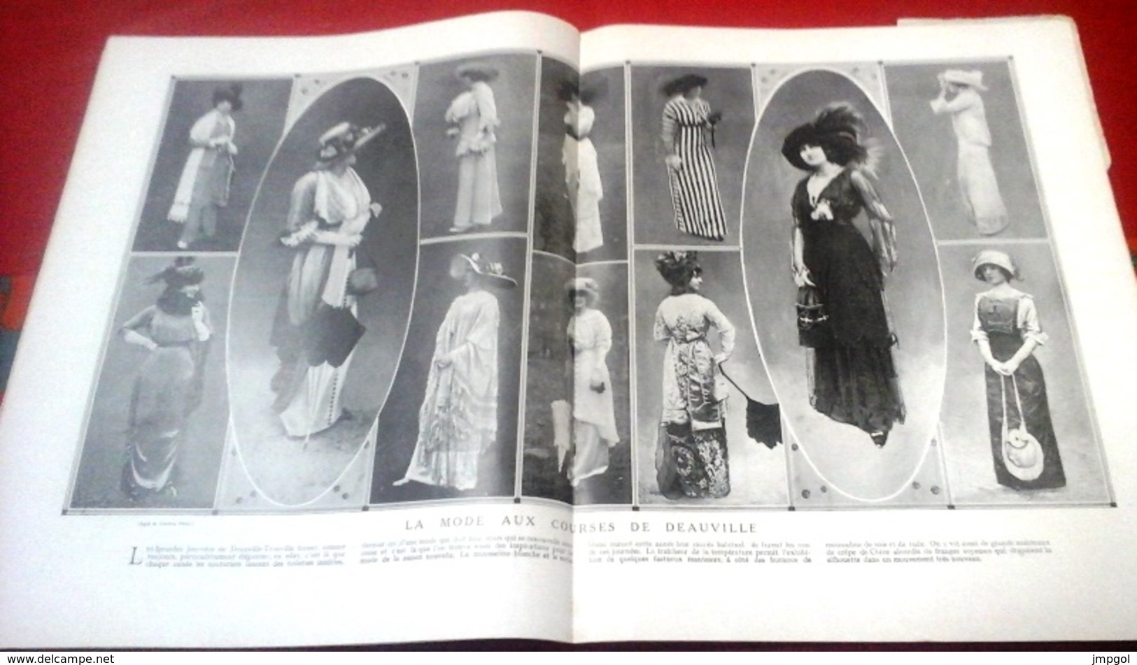 FEMINA N°279 Septembre 1912 Saint Malo,Mode Aux Courses De Deauville,Toilettes Garden Party,Suffragettes,Massenet - 1900 - 1949