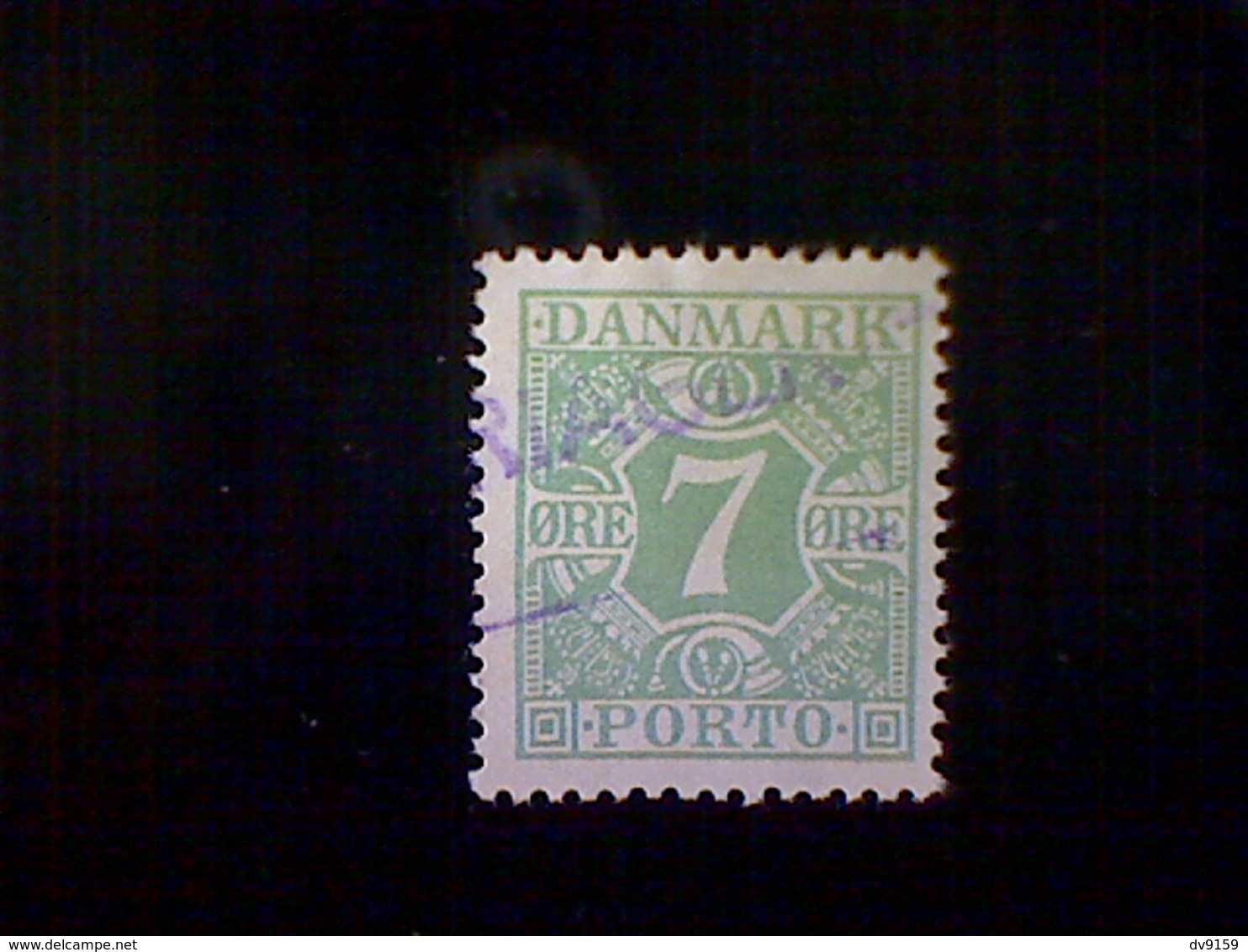 Denmark (Danmark), Scott #J13, Used(o), 1927, Postage Due, Seals, 7ø, Apple Green - Usati