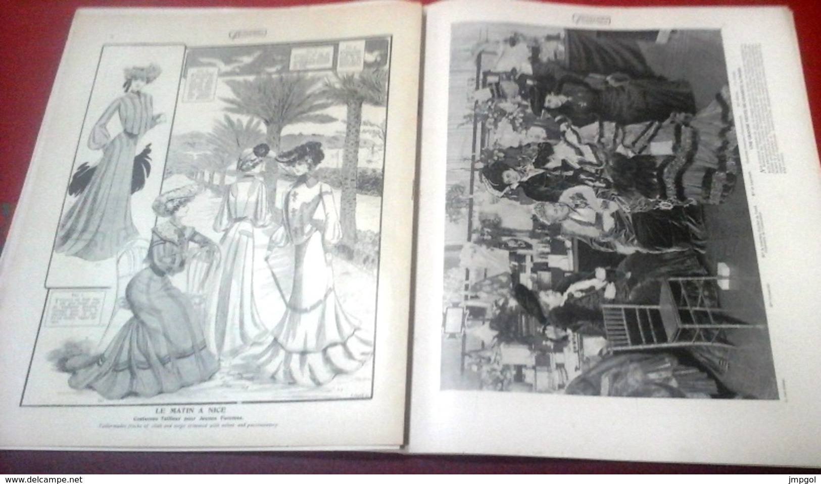 FEMINA N°48 Janvier 1903 Sarah Bernhardt Théroigne De Méricourt,Belle Otéro En De Dion Bouton,Mme Alphonse Daudet - 1900 - 1949