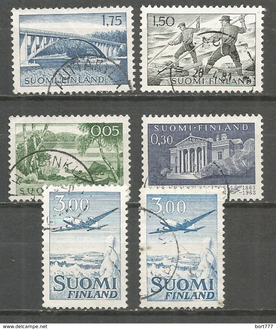 Finland 1963 Used Stamps 6v - Usati