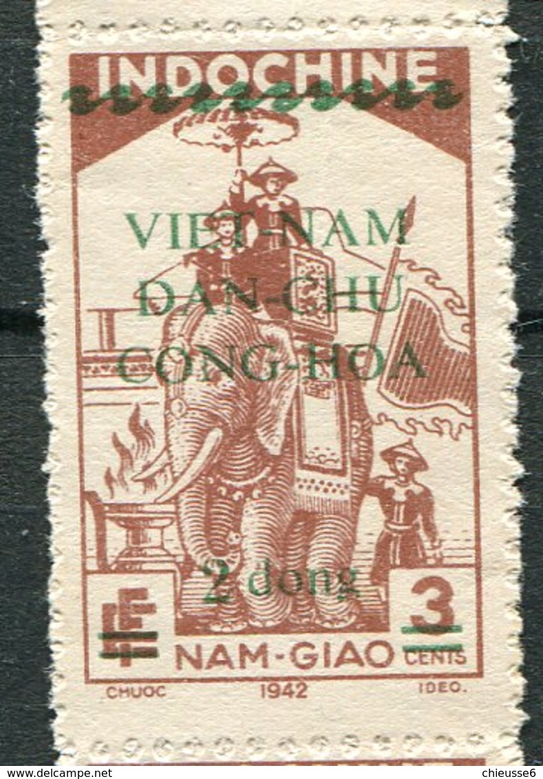Vietnam Du Nord (*) N° 28  - Elephant - Vietnam