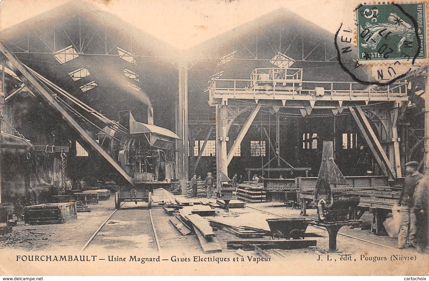 58 - Fourchambault - Usine Magnard - Grues Electrique Et à Vapeur - Autres & Non Classés