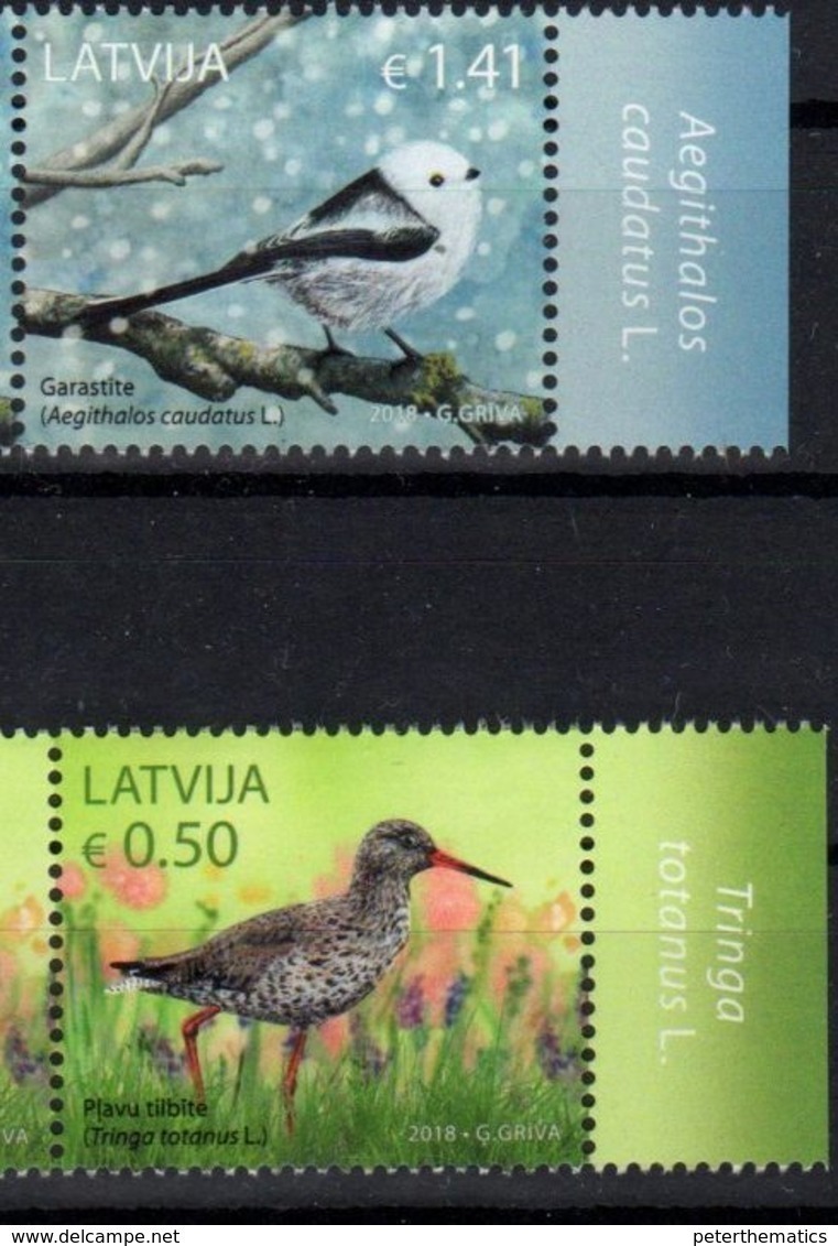 LATVIA, 2018, MNH, BIRDS, 2v - Other & Unclassified