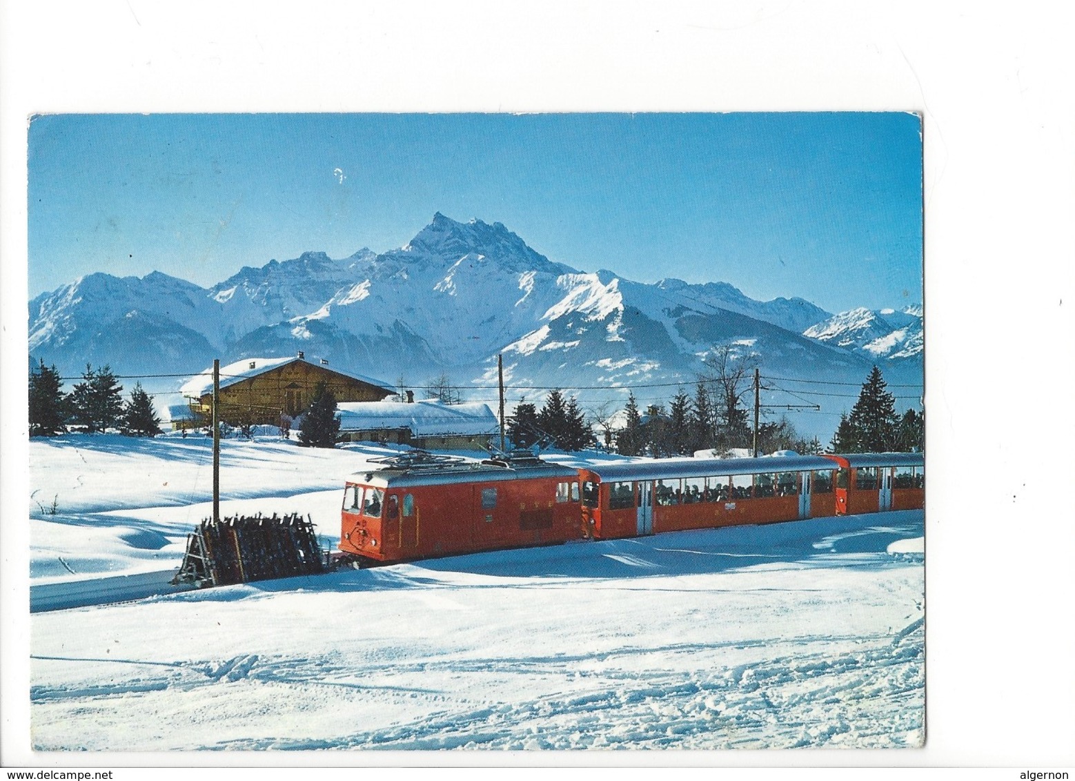 22941 - Villars-Chesières Le Train Villars Col De Bretaye (format 10 X 15 Attention Pli) - Ollon