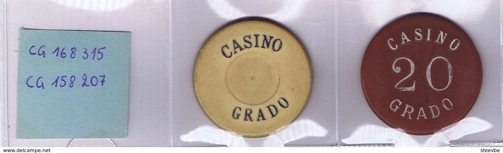 Casino Chip Fiche Set Casino De Grado Espagne Spain - Casino