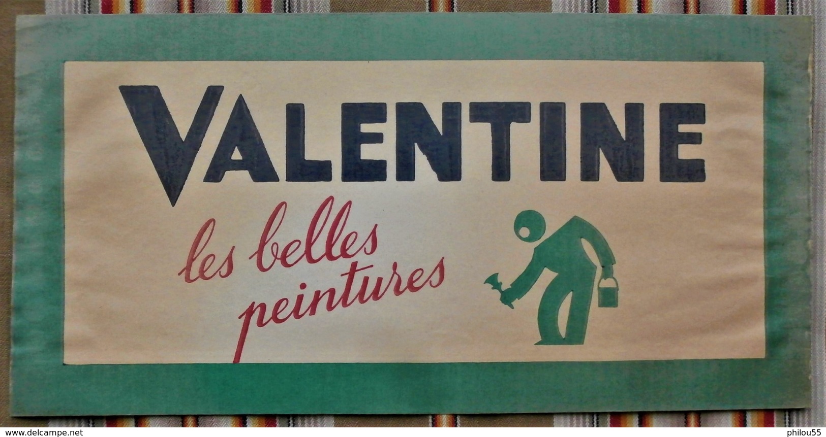 Chapeau En Papier PUBLICITAIRE VALENTINE Les Belles Peintures - Publicités