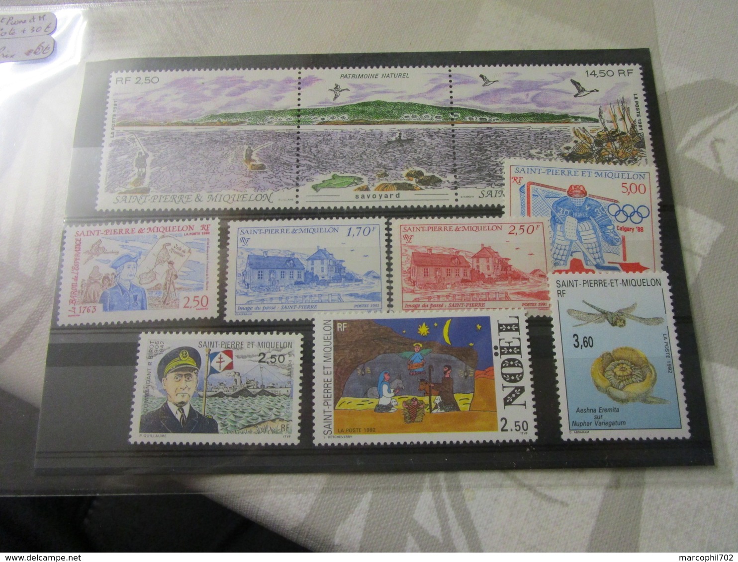 Petit Lot De Timbres St Pierre Et Miquelon Neufs Gomme Parfaite - Colecciones & Series