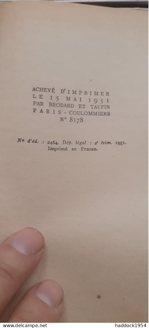 L'avocat Du Diable ERLE STANLEY GARDNER Gallimard 1951 - Série Blême