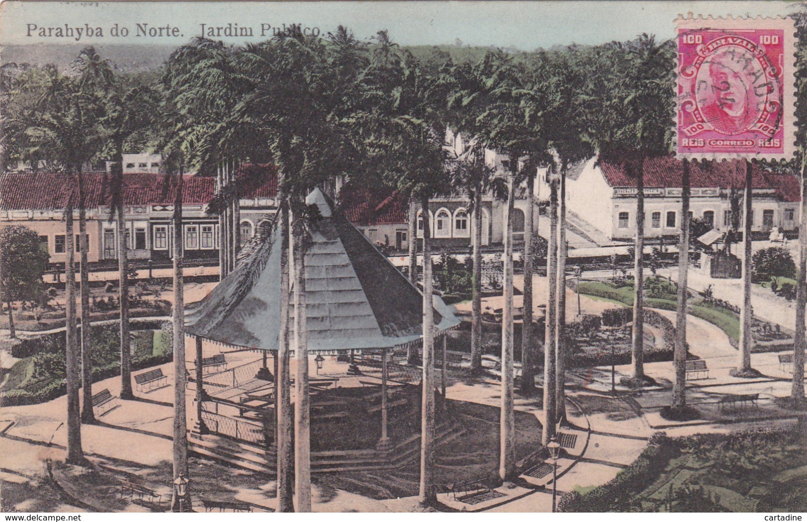 CPA Brasil / Brésil  - Parahyba Do Norte - Jardim Publico.  - 1912 - Natal