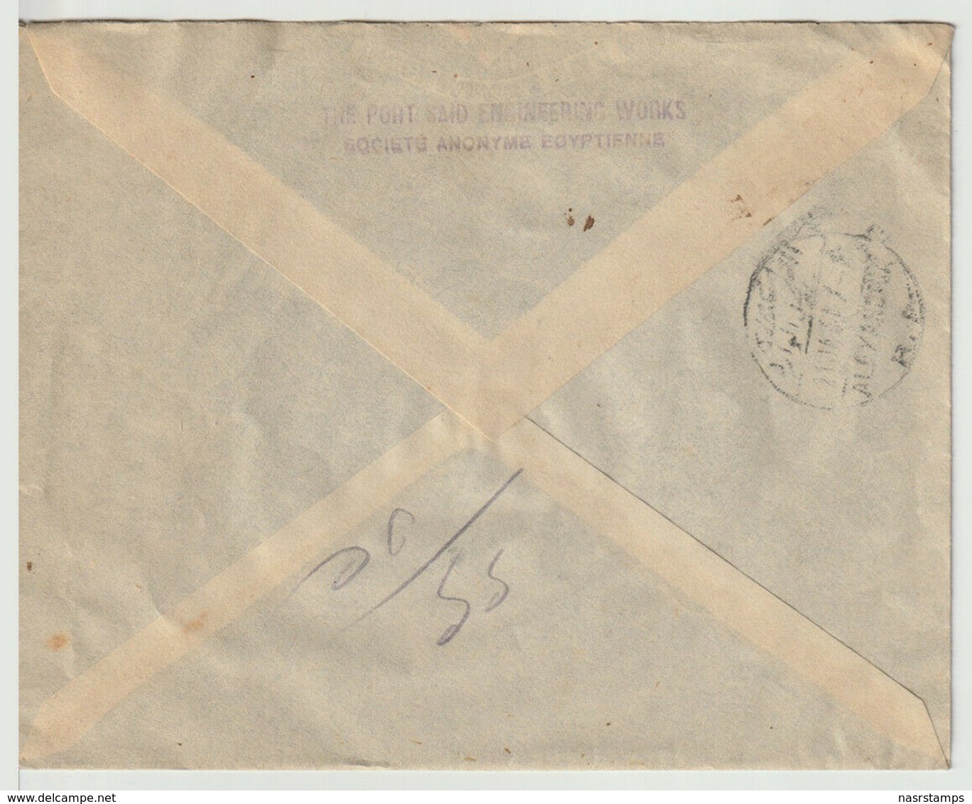 Egypt - 1930 - Registered - Post Said To Alexandria - Covers & Documents