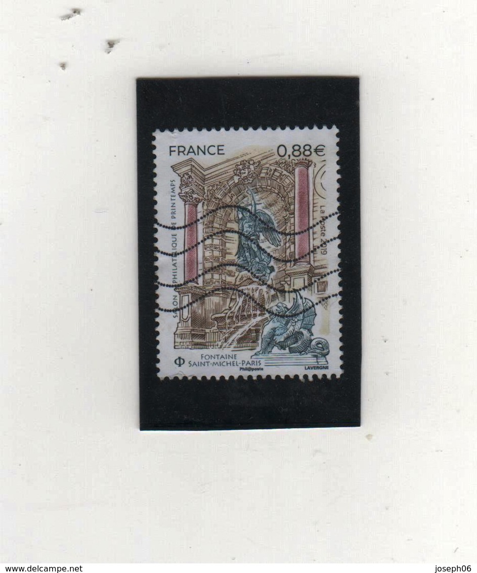 FRANCE    2019 Y.T. N° 5304  Fontaine Saint-Michel  Oblitéré - Used Stamps