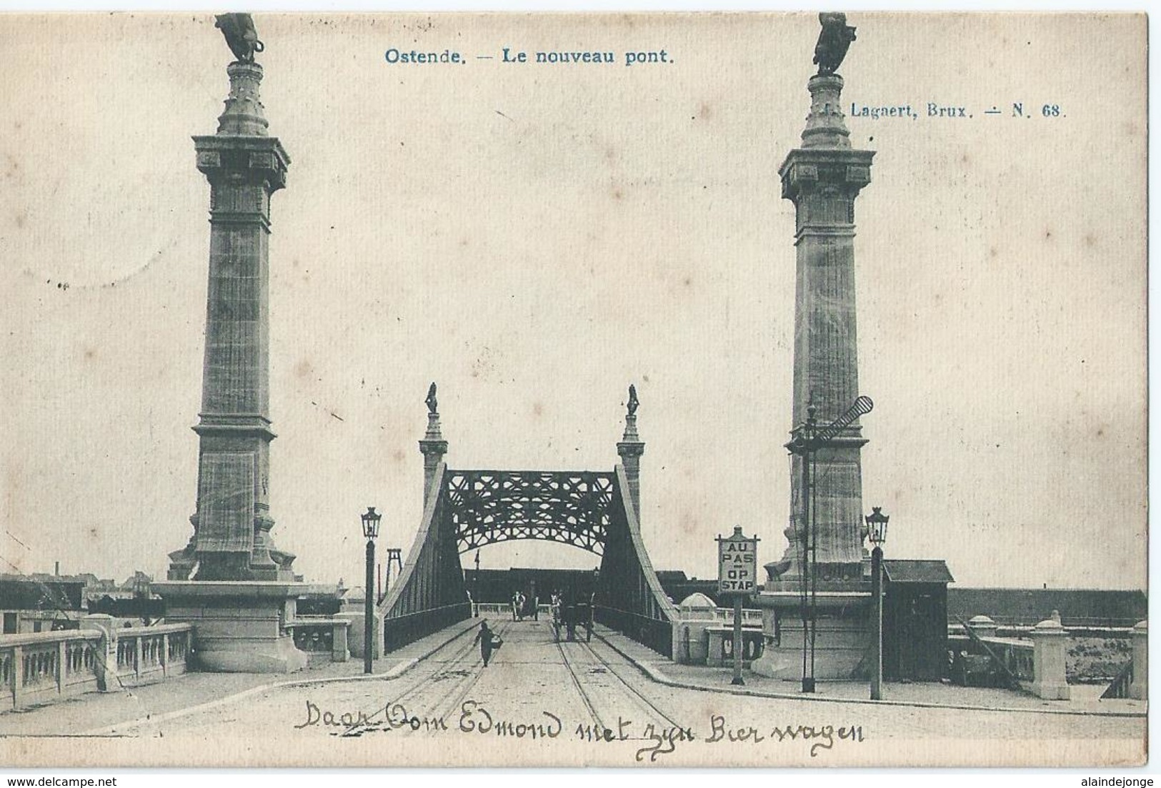 Oostende - Ostende - Le Nouveau Pont - Lagaert No 68 - 1907 - Oostende