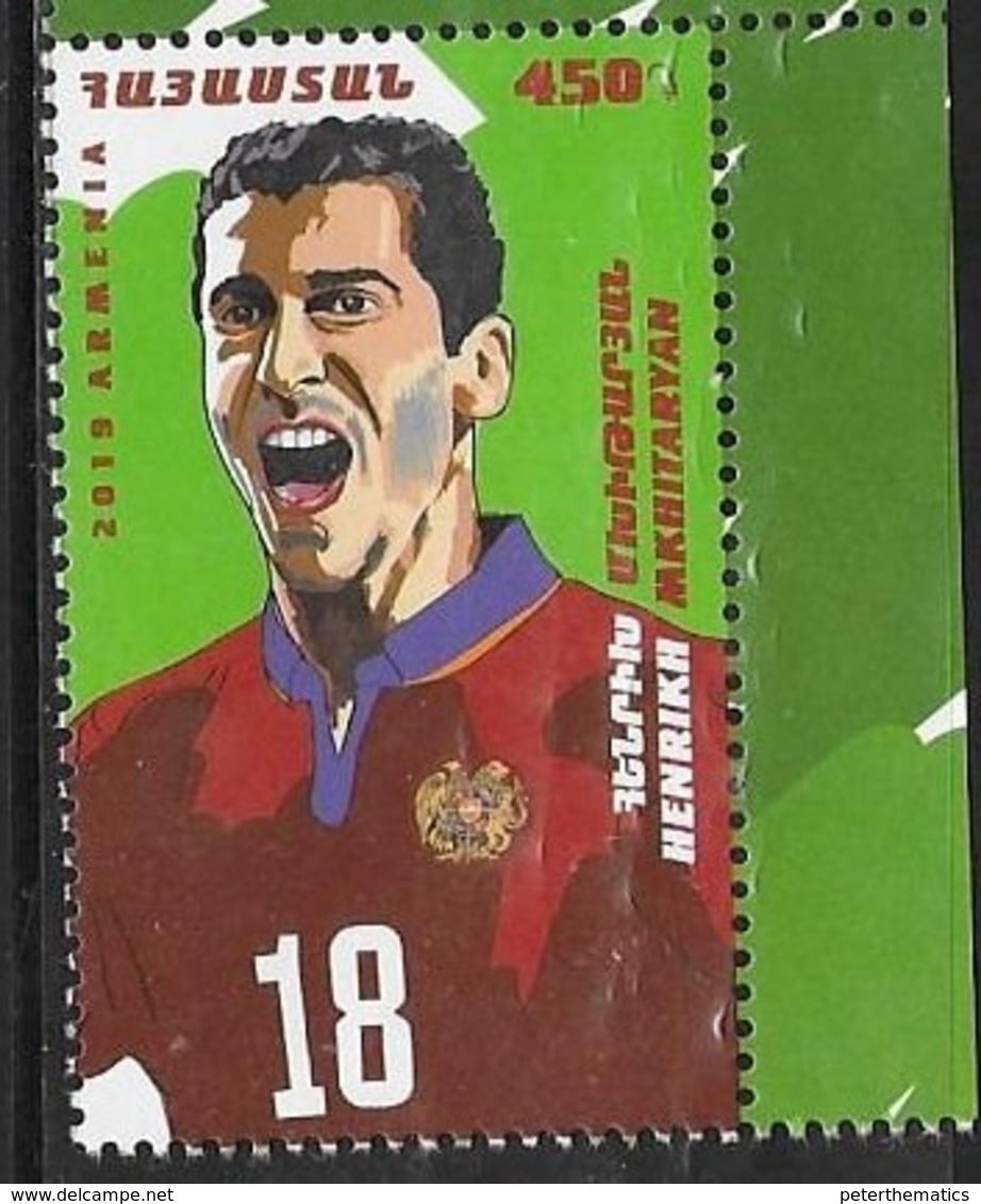 ARMENIA , 2019, MNH, FOOTBALL, FAMOUS PLAYERS, HENRIKH MKHITARAYAN, 1v - Other & Unclassified