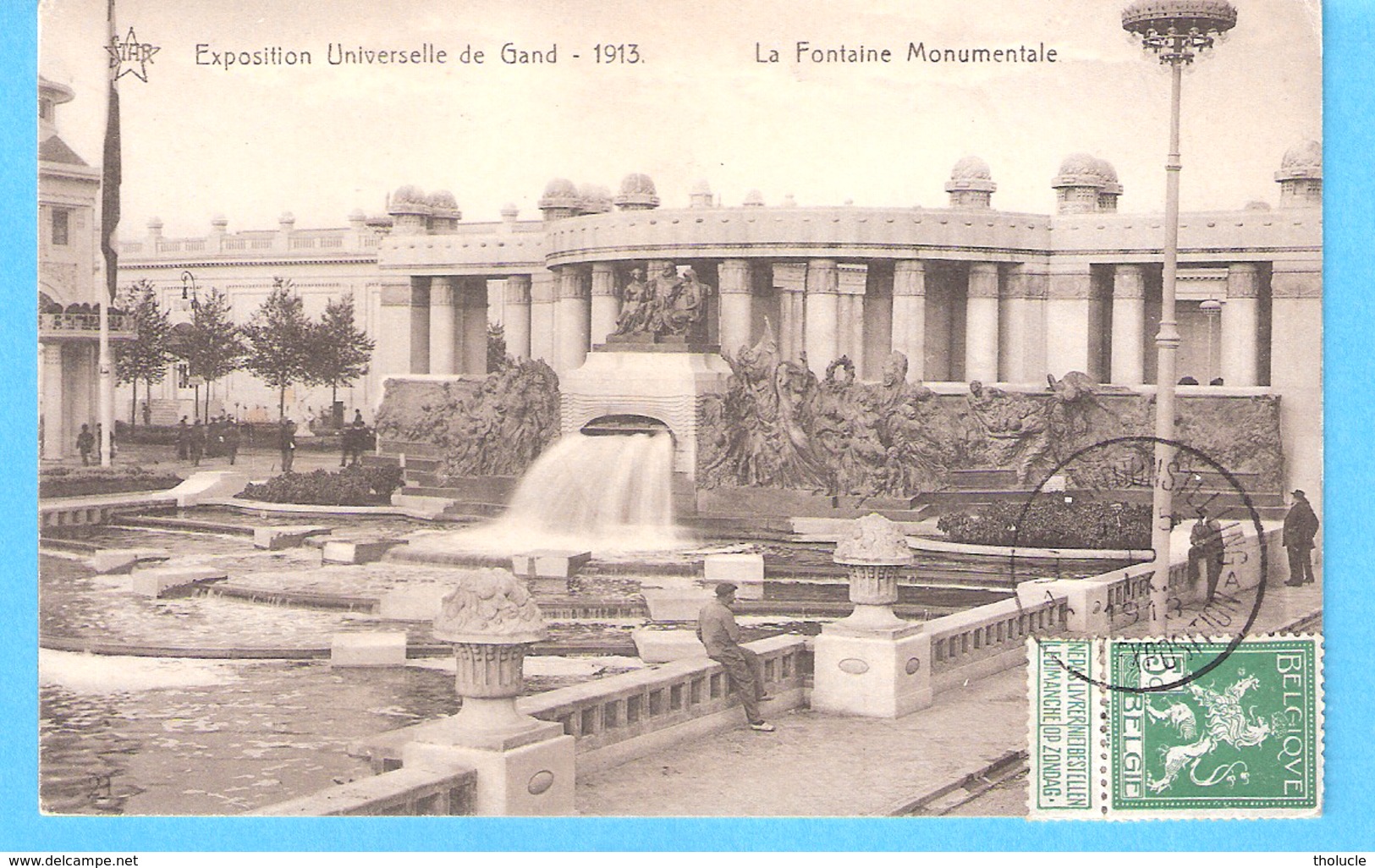 Gent (Gand)-Wereldtentoonstelling-Exposition Universelle-1913-La Fontaine Monumentale Et Les Bassins-Ed.STAR - Gent